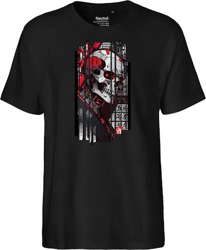 Cyborg-Schädel-Kanji