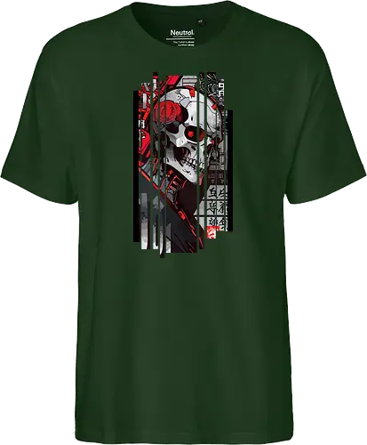 Cyborg-Schädel-Kanji
