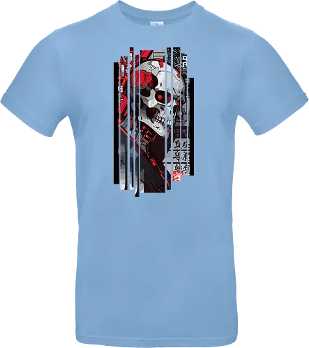 Cyborg-Schädel-Kanji