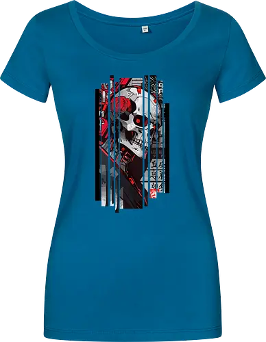 Cyborg-Schädel-Kanji