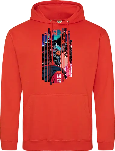 Cyberpunk-Kitsune-Mädchen