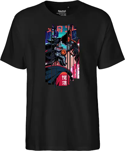 Cyberpunk-Kitsune-Mädchen