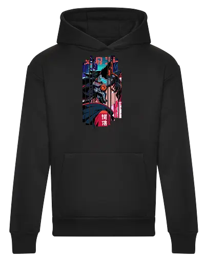 Cyberpunk-Kitsune-Mädchen