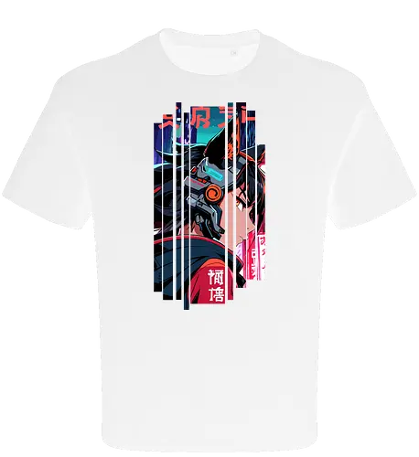 Cyberpunk-Kitsune-Mädchen