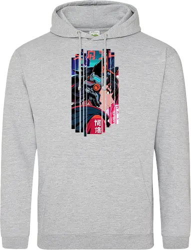 Cyberpunk-Kitsune-Mädchen