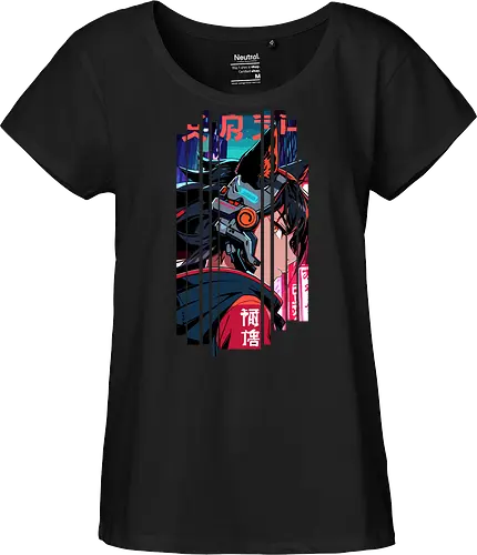 Cyberpunk-Kitsune-Mädchen