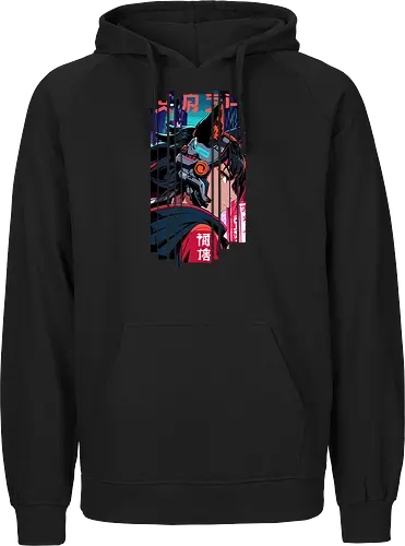 Cyberpunk-Kitsune-Mädchen