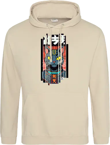 Futuristische Neonkatze
