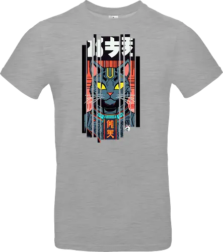 Futuristische Neonkatze