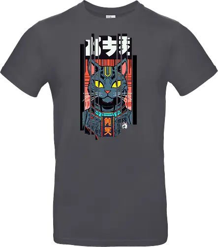 Futuristische Neonkatze