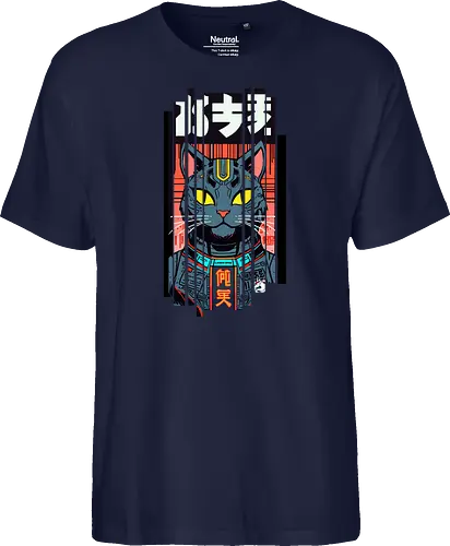 Futuristische Neonkatze