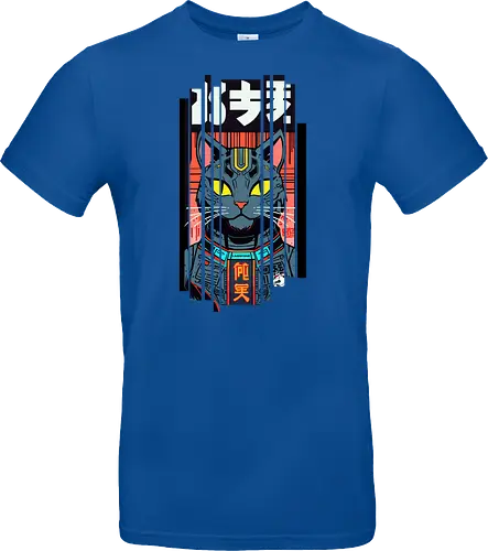 Futuristische Neonkatze
