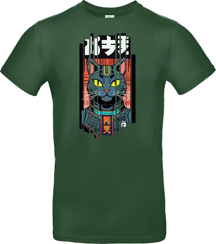 Futuristische Neonkatze