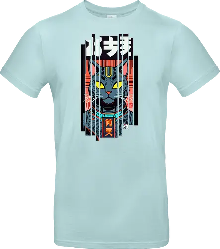 Futuristische Neonkatze