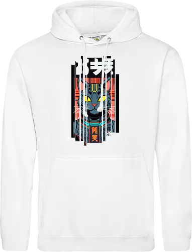 Futuristische Neonkatze