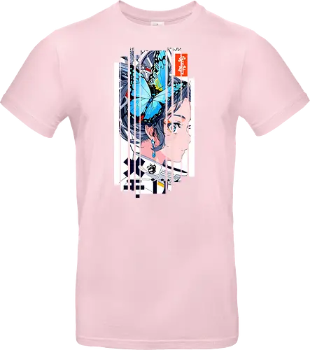 Cyborg-Mädchen-Schmetterlinge