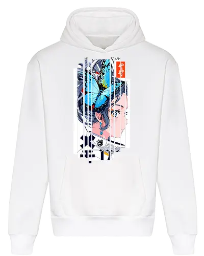 Cyborg-Mädchen-Schmetterlinge