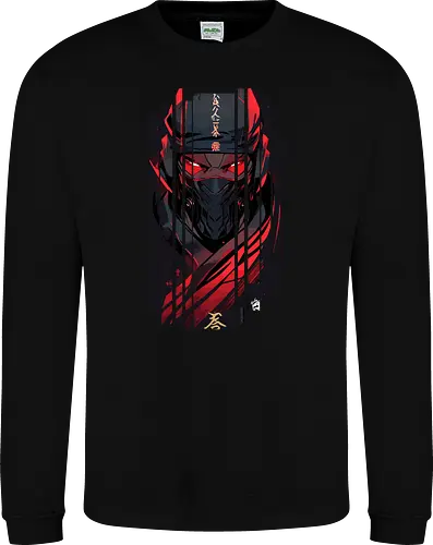 Dunkelroter Ninja