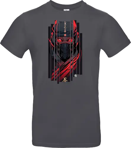Dunkelroter Ninja