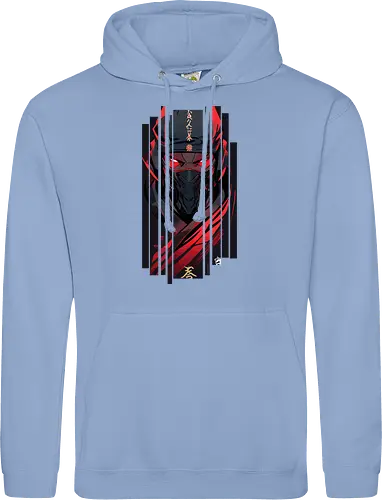 Dunkelroter Ninja