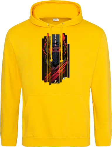 Dunkelroter Ninja