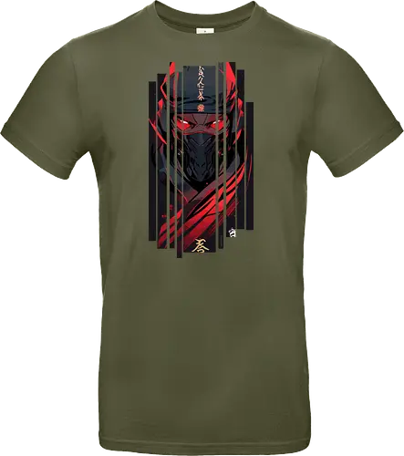 Dunkelroter Ninja