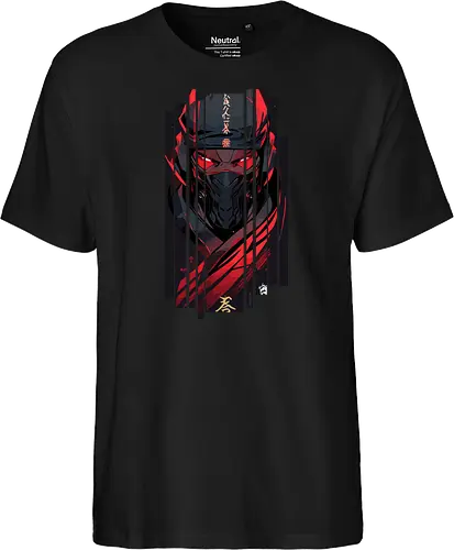 Dunkelroter Ninja