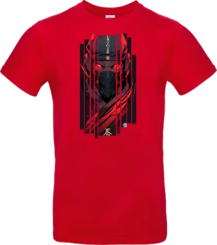 Dunkelroter Ninja