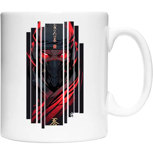 Dunkelroter Ninja