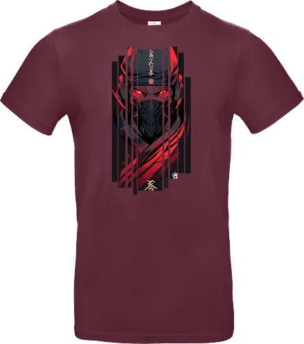 Dunkelroter Ninja