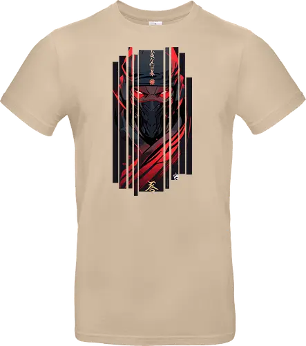Dunkelroter Ninja