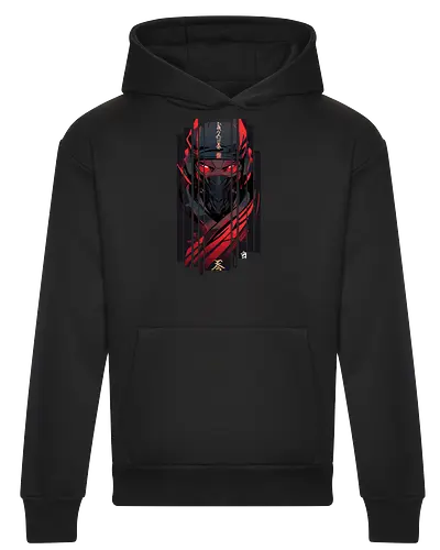 Dunkelroter Ninja