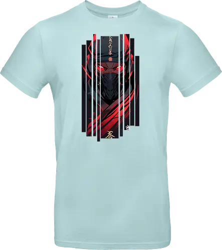 Dunkelroter Ninja