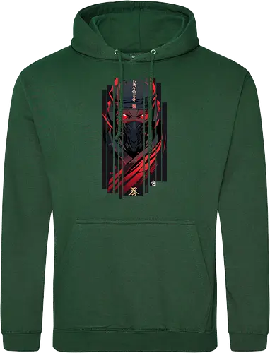 Dunkelroter Ninja