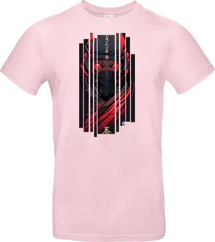 Dunkelroter Ninja