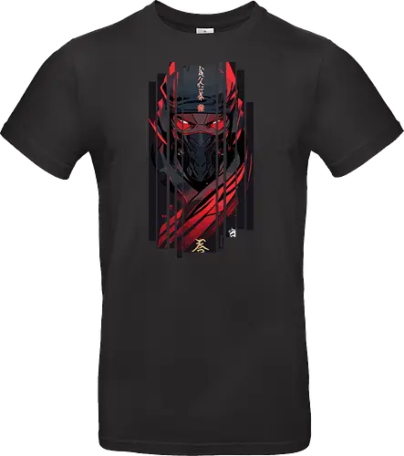 Dunkelroter Ninja