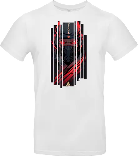 Dunkelroter Ninja