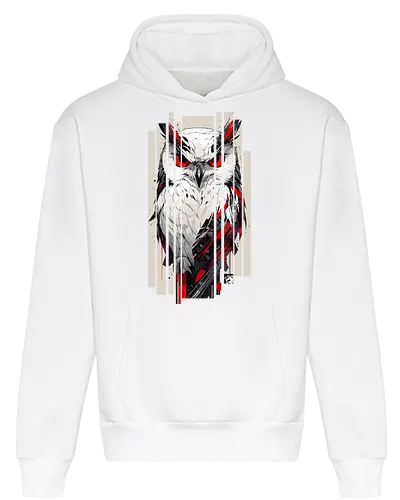 Futuristische weiße Eule