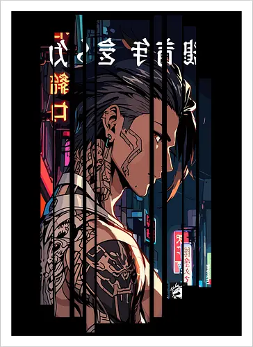 Cyberpunk Tattoo Japan