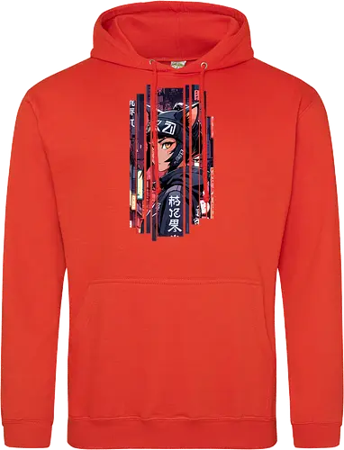 Cyborg-Mädchen-Katze