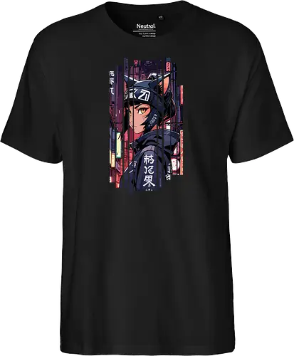 Cyborg-Mädchen-Katze