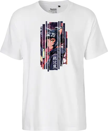 Cyborg-Mädchen-Katze