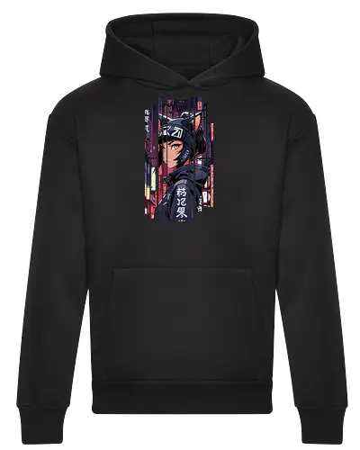 Cyborg-Mädchen-Katze