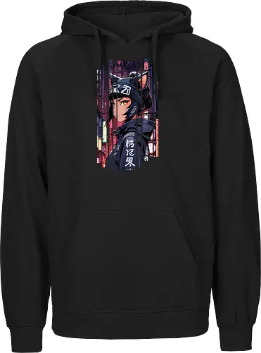 Cyborg-Mädchen-Katze