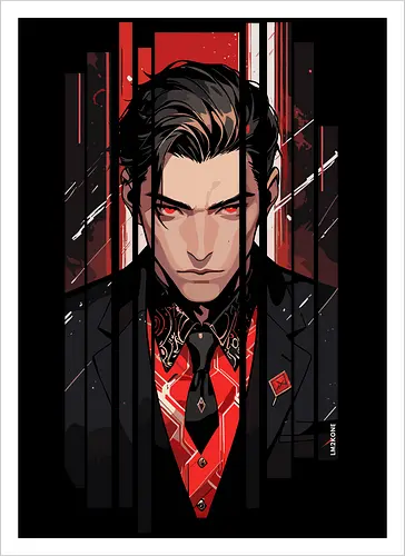 Dunkler Geschäftsmann