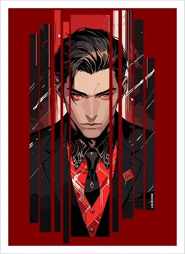 Dunkler Geschäftsmann