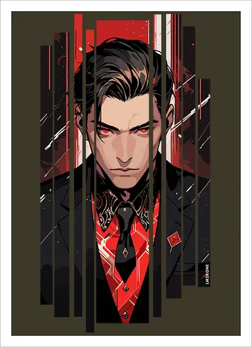 Dunkler Geschäftsmann