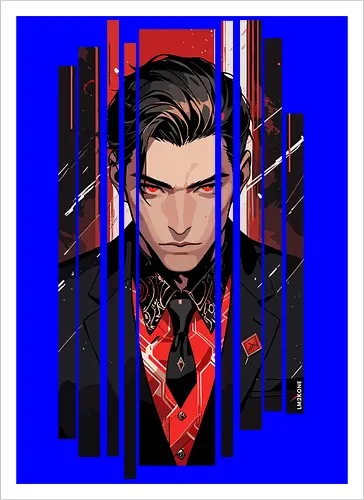 Dunkler Geschäftsmann