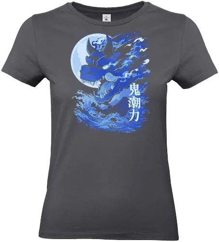 Moon Kaiju - anime, manga, animation, japan, kaiju, monster, tattoo, japanese - Standard T-Shirt (Frauen)