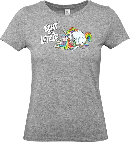 letzte Einhorn - einhorn, unicorn, fantasy, regenbogen, letzte - Standard T-Shirt (Frauen)
